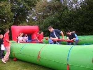 Human Table Football Inflatable Game